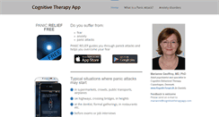 Desktop Screenshot of cognitivetherapyapp.com